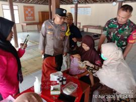 Pelaksanaan Imunisasi Serentak Kejar MR di Grogol